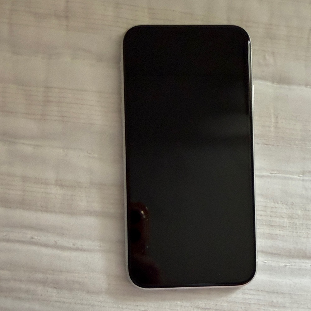 Sleek Black Smartphone with Modern Display